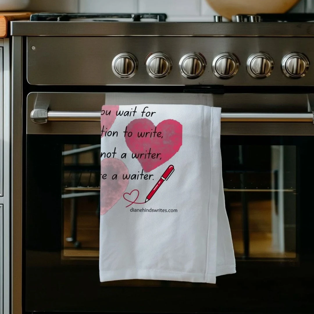 Inspirational Tea Towel – Go for it … Love, Diane.